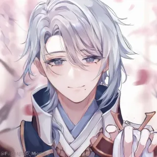 💠 f8738de1 Kamisato Ayato Genshin Impact Anime, Video game, Genshin Impact, Kamisato Ayato telegram sticker