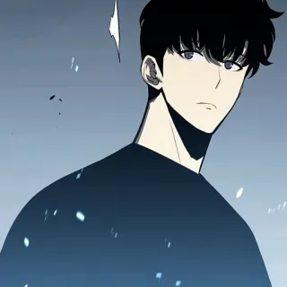 💠 6168a641 Sung Jinwoo Solo Leveling Anime, Manga, Solo Leveling, Sung Jinwoo, Personage, Kunst telegram sticker