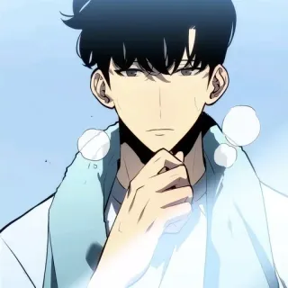 💠 c722cb25 Anime, Man, Cartoon, Portret telegram sticker