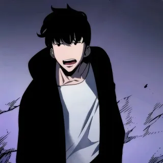 💠 c9901646 Anime, Man, Personage, Cartoon, Hoodie, Persoon telegram sticker