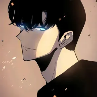 💎 e9f5b0a0 Sung Jinwoo Solo Leveling Anime, Manhwa, Solo Leveling, Sung Jinwoo, Personage, Fantasy, Actie telegram sticker