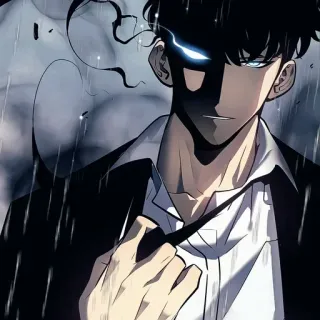 💠 f6be33e9 Sung Jinwoo Solo Leveling Anime, Manhwa, Fantasy, Personage, Sung Jinwoo, Solo Leveling telegram sticker