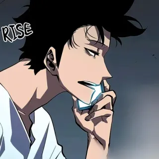 💠 f9fa7f18 RISE Anime, Manga, Manhwa, Personage, Stijging telegram sticker