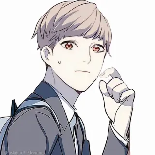 🌩 8c7e6aa2 Anime, Seragam sekolah, Ransel, Pria, Korea telegram sticker