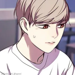 🌩 e7fc8c87 Gaya anime, Pria, Potret, Dewasa muda, Karakter telegram sticker