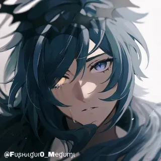 𓏲࣪𝗞𝗮𝗲𝘆𝗮⚔ミ【 @Fushigur0_Megumi 】 telegram stickers