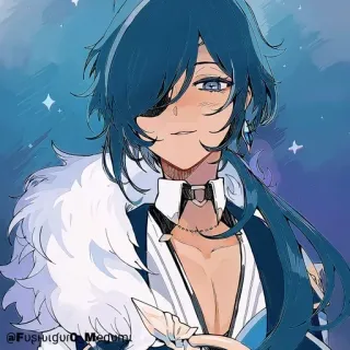 🔲 8f0f38bc Kaeya Genshin Impact @Fushiguro Medium Аниме, Genshin Impact, Кэйа, Персонаж, Фанатское творчество telegram sticker