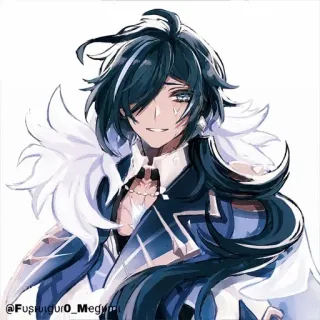 🔲 b6b6fd4f Kaeya Genshin Impact @Fusiuiguro_Megumi Аниме, Genshin Impact, Кэйа telegram sticker