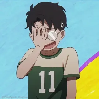 🔗 1827ce0f อนิเมะ, เด็กผู้ชาย, แว่นตา, อาย, การ์ตูน telegram sticker