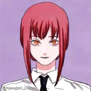 🔮 1649eb70 Makima Chainsaw Man @Fushigiuro_Megumi Anime, Mangá, Personagem, Makima, Chainsaw Man telegram sticker