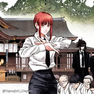 🔮 b6e18781 Makima Chainsaw Man Makima, Chainsaw Man, Anime, Mangá, Personagem telegram sticker