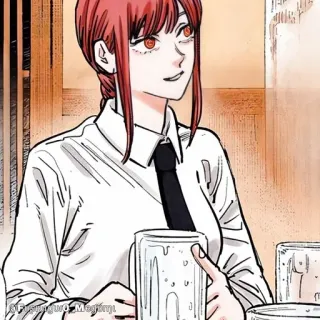 🔮 c8d1803d Makima Chainsaw Man Anime, Mangá, Makima, Chainsaw Man telegram sticker