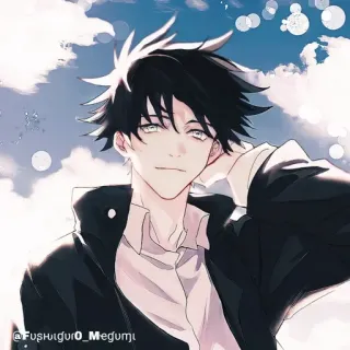 💠 19b62d5f Megumi @Fushiguro_Megumi Anime, Manga, Karakter, Seni, Ilustrasi telegram sticker