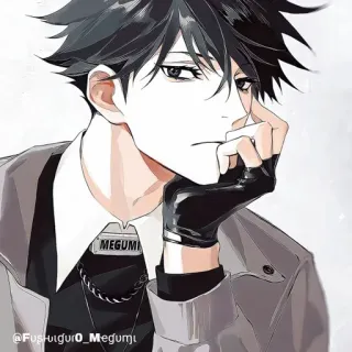 💠 7ebd4f3f Megumi MEGUMI Anime, Manga, Karakter, Ilustrasi telegram sticker