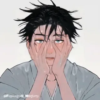 💠 b5a6f6ea Megumi Fushiguro @Fushiguro_Megumi Anime, Manga, Fushiguro, Megumi, Karakter, Fanart telegram sticker