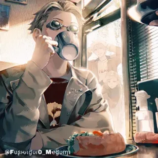 💠 8c772d22 @Fushiguro_Megumi whatsapp sticker