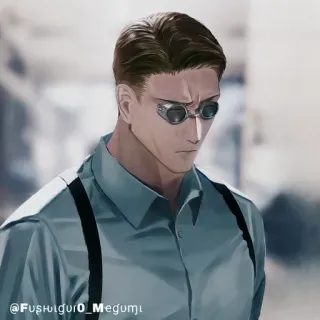 💠 f00140f8 @Fushiguro_Megumi whatsapp sticker