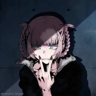 🎆 773412ec Anime, Mädchen, Beleidigung, Manga, Charakter, Kunst telegram sticker