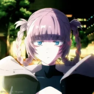 🎆 9193ea8f Anime, Mädchen, Zöpfe, Niedlich, Charakter telegram sticker