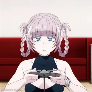 🎆 beb3fe55 Anime, Gamer, Mädchen, Videospiel, Controller, Charakter telegram sticker