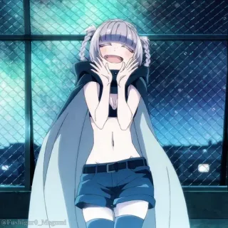 🎆 eee1c01c Anime, Mädchen, Kapuze, Süß, Cartoon, Figur telegram sticker