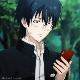 🎲 016829b5 Megumi Fushiguro Jujutsu Kaisen @Fushiguro_Megumi อนิเมะ, มังงะ, ตัวละคร, เมกุมิ ฟุชิกุโระ, มหาเวทย์ผนึกมาร, ผมสีดำ, เด็กผู้ชาย telegram sticker