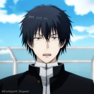 🎲 fba72445 @Fushigur0_Megumi อนิเมะ, ตัวละคร, ภาพเหมือน, ญี่ปุ่น, แอนิเมชั่น, สีหน้า telegram sticker