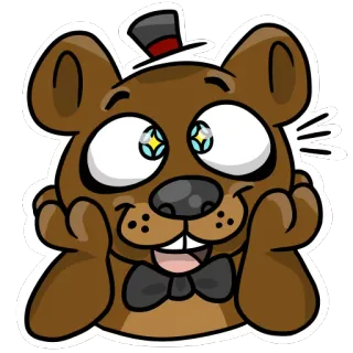 Five Nights at Freddy's by godtiermarsupial whatsapp stickers
