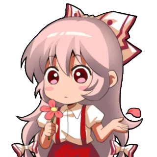 🌸 820437be Anime, Chibi, Lindo, Kawaii, Manga, Flor telegram sticker