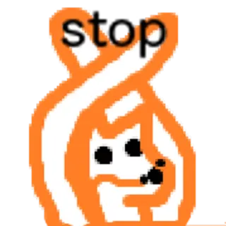 ✋ 86ec7711 stup stop, cane, meme, divertente, internet telegram sticker