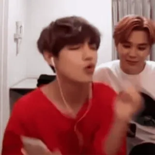 🎈 4b3aba35 kpop, música, ídolo, cantante, entretenimiento, rojo, blanco whatsapp sticker