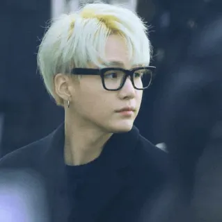 ❄️ d8a9b27e persona, ritratto, uomo, occhiali, moda, acconciatura whatsapp sticker