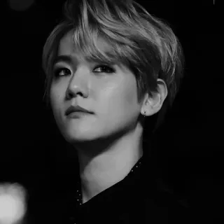 🎼 907df4f9 Baekhyun бэкхён, kpop, айдол, певец, exo, корейский, знаменитость, мужчина telegram sticker