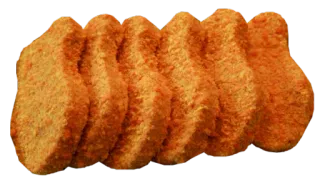 🍗 d68c13aa nourriture, nuggets de poulet, nuggets, friture telegram sticker