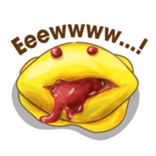 🤢 1b0449ed Eeewwww....! Emoji, Cartoon, Ekelig, Igitt, Ekel whatsapp sticker