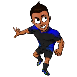 ⚽ 1ae4dcdd Pemain sepak bola, Kartun, Atlet, Olahraga, Sepak bola telegram sticker