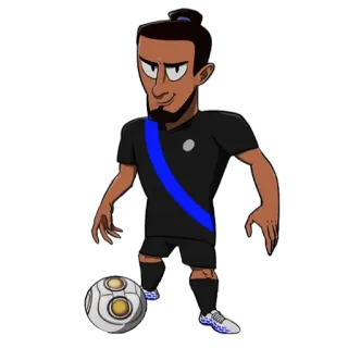 ⚽ 519a654d sepak bola, olahraga, atlet, bola, sepak bola telegram sticker