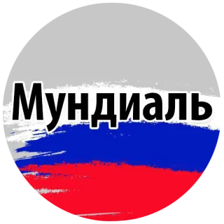 ⚽ 9c846384 Мундиаль 足球, 俄罗斯, 旗帜, 运动, 文本 telegram sticker