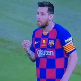 😟 2149f7b7 Lionel Messi akuten Fußball, Fußball, Sportler, Sport, Barcelona, Messi whatsapp sticker