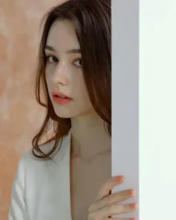 💜 ffae006b phụ nữ, chân dung, nữ, cô gái, vẻ đẹp, người mẫu telegram sticker