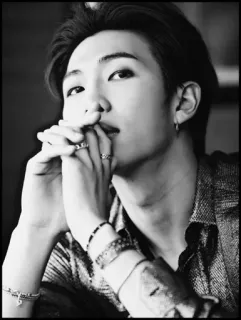 🗝 1de0a098 RM RM, BTS, muzyk, piosenkarz, kpop, celebryta telegram sticker