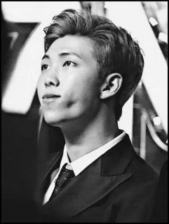 🗝 8a7237cc RM RM, Kim Namjoon, BTS, K-Pop, Idol, Piosenkarz, Raper telegram sticker