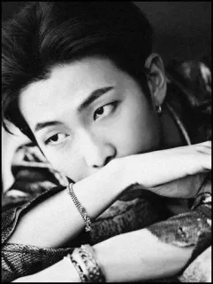 🗝 9635f168 RM RM, BTS, K-pop, Muzyk, Idol, Koreański, Piosenkarz telegram sticker