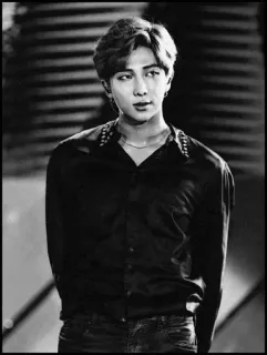 🗝 b7f37957 RM RM, BTS, K-pop, Piosenkarz, Idol, Muzyka telegram sticker