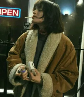 🕷 bc0f3920 merokok, rokok, tembakau, wanita, mantel telegram sticker