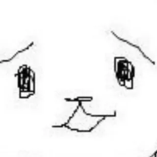 😐 6f6c905b animale, carino, faccia, cartone animato, semplice telegram sticker