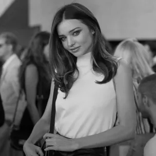 🍷 44149aa9 donna, ritratto, bianco e nero, modella, moda, persone whatsapp sticker