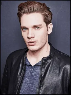 ✖️ 59cecfa6 hombre, retrato, actor, chaqueta cuero whatsapp sticker