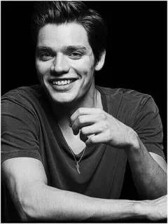 ✖️ 9fc8b8e7 retrato, hombre, sonriendo, collar, casual whatsapp sticker