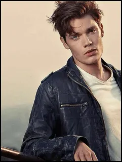 ✖️ a87e2f7b Modelo masculino, Chaqueta de cuero, Retrato, Hombre, Ropa, Moda, Estilo whatsapp sticker